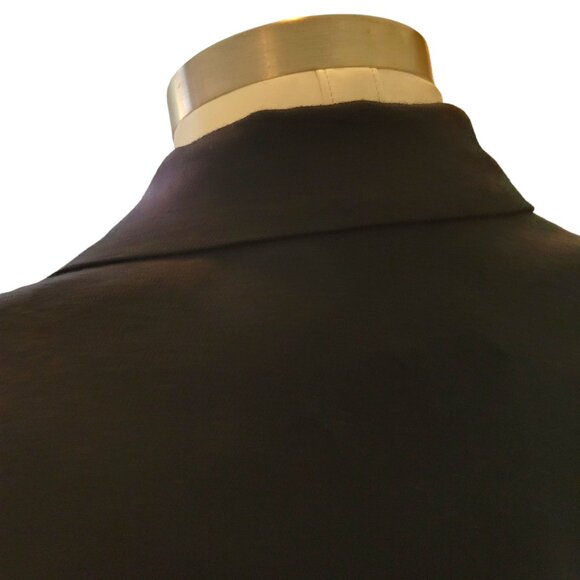 Vintage Navy Blue Wool Blazer Gold Buttons FOR UPCYCLING Womens Size 8  DH854 - Picture 8 of 12